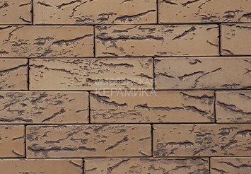 Кирпич облицовочный СТРОМА, 1НФ Кедр кора дуба инкруст. 1