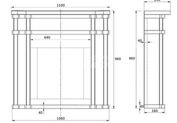 Портал для печей Атмосфера (Амфиболит) 2