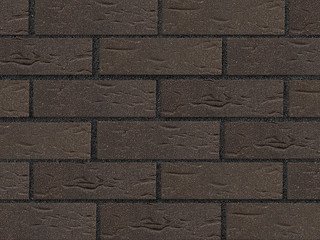 Клинкер фасадный ЛСР Возрождение «Лиссабон» темно-красный с черным песком винтаж