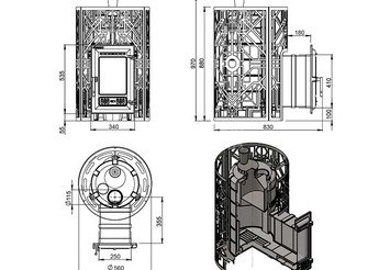Печь для бани Эверест 