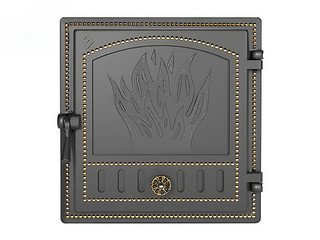 Дверка ВЕЗУВИЙ каминная 281 (Бронза)