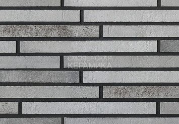 Плитка фасадная рядовая Westerwaelder URBAN LONG WK123 GRAU 1