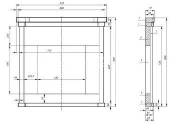 Портал для печей 