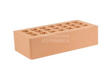 Кирпич лицевой керамический ЖКЗ Персиковый Гладкий 1НФ 2