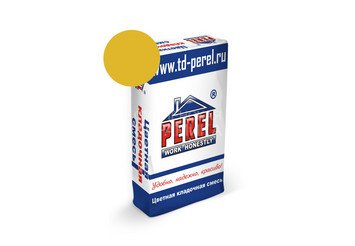 Цветная кладочная смесь Perel NL 5135 желтый, 51 кг 1