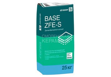 Цементная быстротвердеющая высокопрочная мелкозернистая стяжка STRASSER 72977 BASE ZFE-S 1