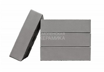 Кирпич лицевой керамический ЖКЗ Серый Гладкий 1НФ полнотелый 6