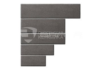 Тротуарная плитка BRAER Домино, Серый 3