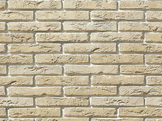 Декоративный камень 380-10 White Hills "Остия Брик" (Ostia Brick), бежевый, плоскостной