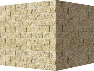 Декоративный камень 440-15 White Hills "Лотиан" (Lothian), бежевый, угловой