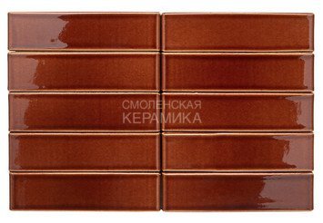 Кирпич керамический глазурованный RECKE GLANZ 0,7НФ арт. 1-48-01-0-00 карамельный 1