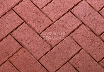 Клинкер тротуарный ЛСР «ЭДИНБУРГ» тёмно-красный 1