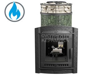 Печь банная «Атмосфера L» Змеевик ламель+сетка с газовой горелкой 1