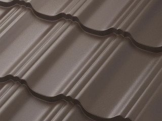 Модульный профиль AQUASYSTEM Гетеборг GLANCE Zn 140 Темно-кор. RR32 1205х420 мм