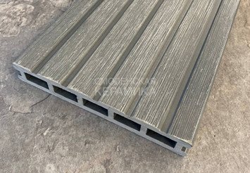 Террасная доска двухсторонняя Latitudo Mega, 3000 мм, серый 3