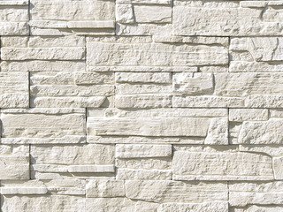 Декоративный камень 231-00 White Hills "Каскад Рейндж" (Cascade Range), белый, плоскостной, без шва