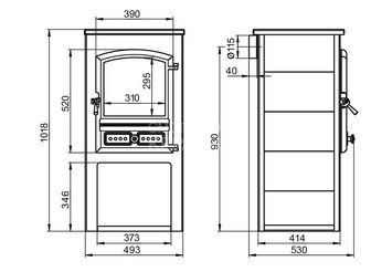 Камин ЭТНА (БКД) 
