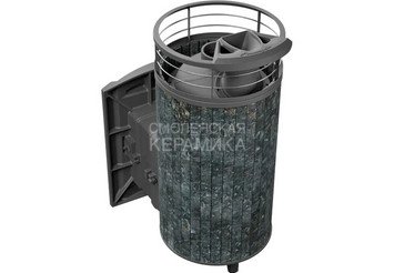 Печь банная «Атмосфера XL» Пироксенит ламель+сетка с газовой горелкой 2