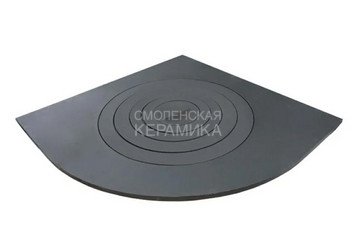 Плита чугунная 1-конф. ПУ1- 17, 557х557 угловая под казан (Рубцовск) 1