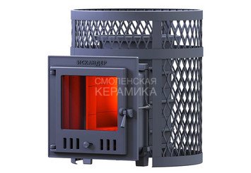 Печь чугунная для бани Технолит ИСКАНДЕР 18 (М) в сетке 1