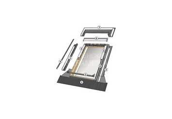 Комплект боковых накладок рамы FAKRO FT EKB/AL *118, Al (37 a,b) 1