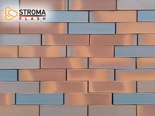 Кирпич облицовочный СТРОМА, 1НФ Flash Flame гладкий
