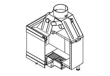Каминная топка ASTON 700 L 4