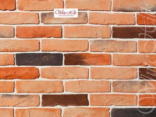 Декоративный камень 391-50 White Hills "Тироль Брик" (Tirol Brik), оранжевый, плоскостной