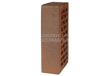 Кирпич лицевой керамический ЛСР Светло-коричневый флэш, крафт, 1НФ 4
