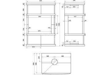 Камин ASTON 700 L 