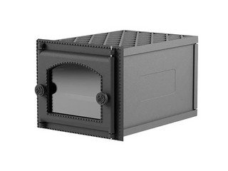 Духовка печная чугунная ДП-ДТ-6АС (345x289x500) 317x260x447, окрашенная, без стекла (Рубцовск)