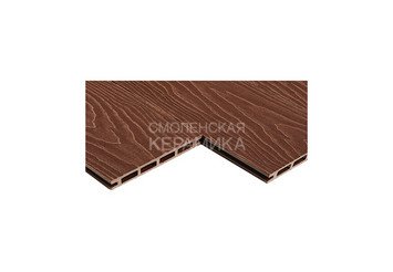 Террасная доска Qiji Premium пустотелая Шоколад 3000*145*22 мм 1