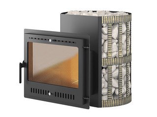 Печь банная Везувий Скиф Ковка 16 Панорама